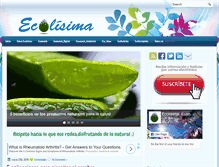 Tablet Screenshot of ecolisima.com